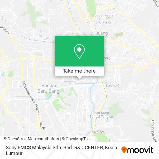 Sony EMCS Malaysia Sdn. Bhd. R&D CENTER map