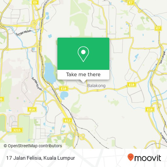 17 Jalan Felisia map