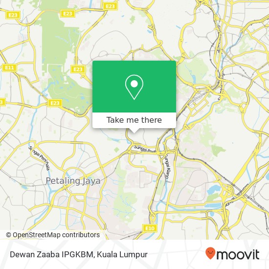 Dewan Zaaba IPGKBM map