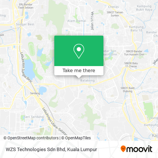 Peta WZS Technologies Sdn Bhd