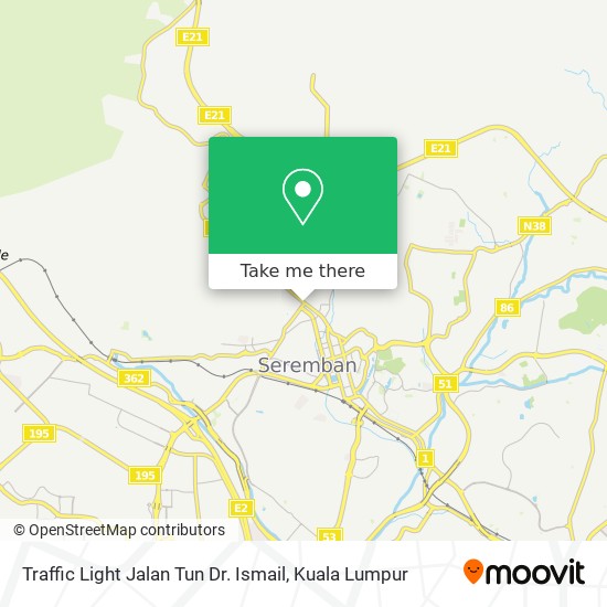 Traffic Light Jalan Tun Dr. Ismail map