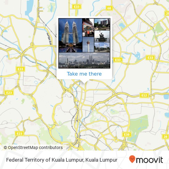 Peta Federal Territory of Kuala Lumpur