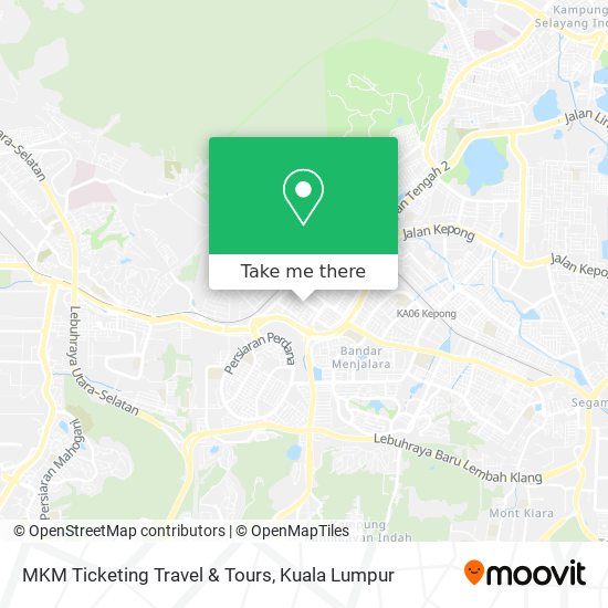 MKM Ticketing Travel & Tours map