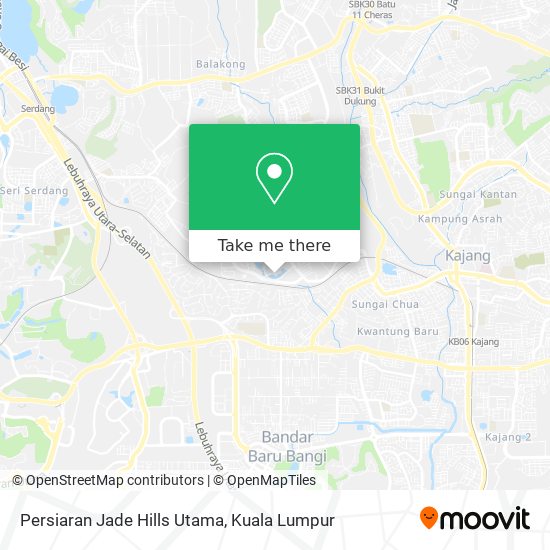 Peta Persiaran Jade Hills Utama