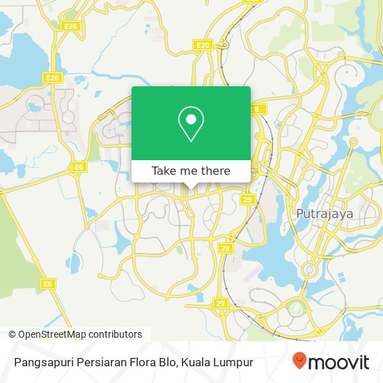 Pangsapuri Persiaran Flora Blo map