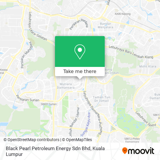 Peta Black Pearl Petroleum Energy Sdn Bhd