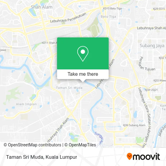 Taman Sri Muda map