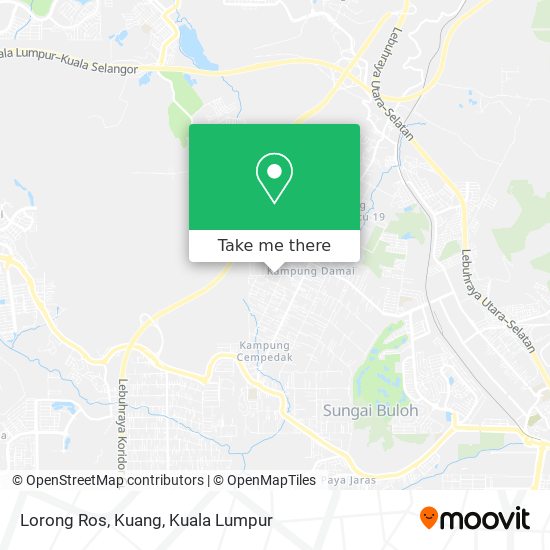 Lorong Ros, Kuang map