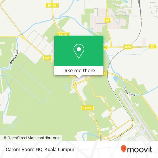 Carom Room HQ map