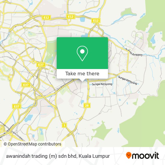 awanindah trading (m) sdn bhd map