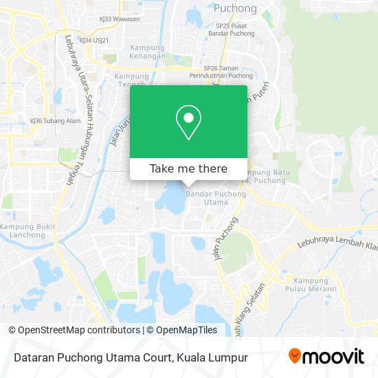 Peta Dataran Puchong Utama Court