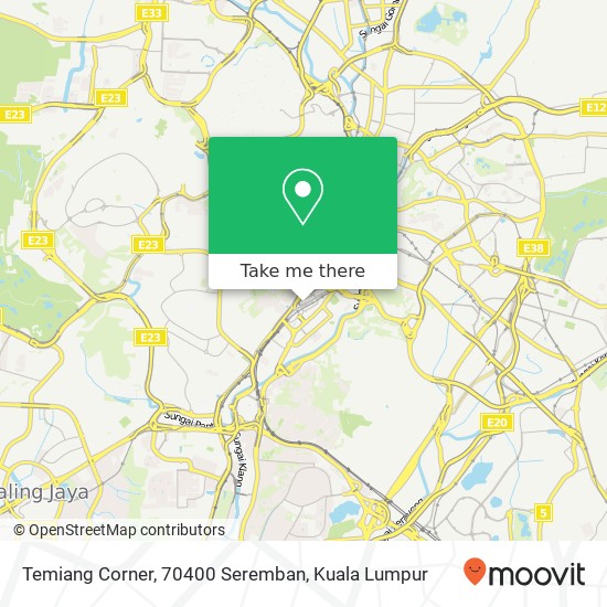 Peta Temiang Corner, 70400 Seremban