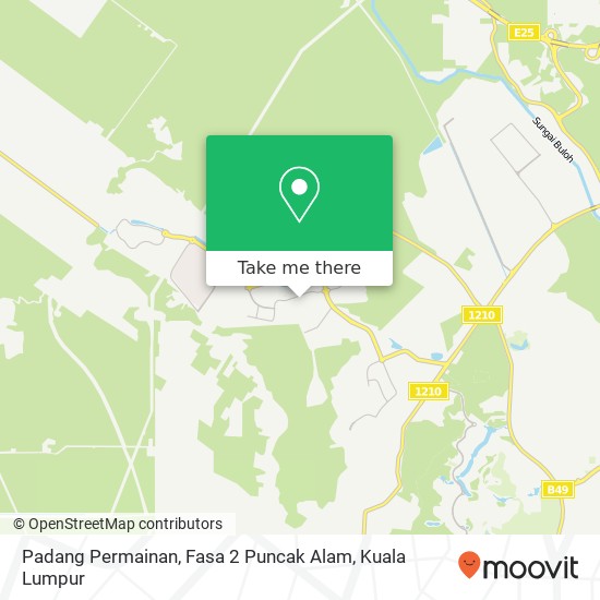 Padang Permainan, Fasa 2 Puncak Alam map