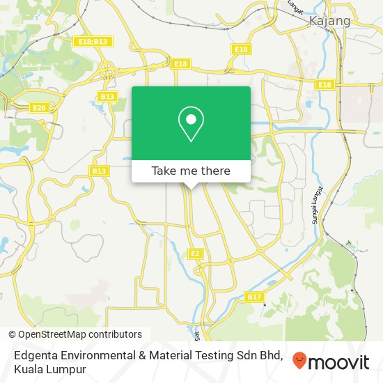 Edgenta Environmental & Material Testing Sdn Bhd map