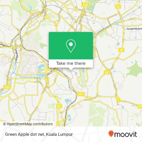 Green Apple dot net map