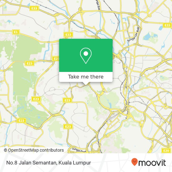 No.8 Jalan Semantan map