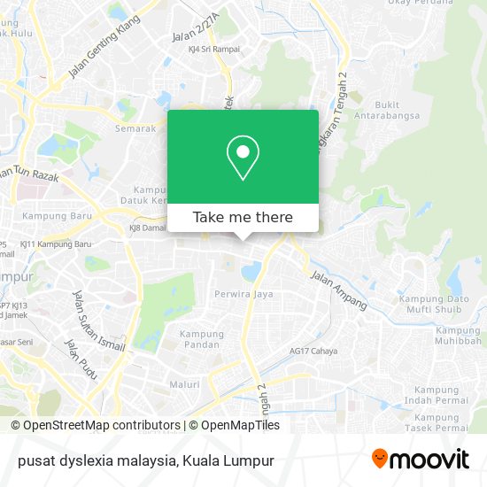 Peta pusat dyslexia malaysia