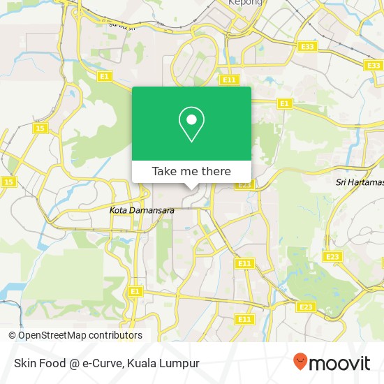 Skin Food @ e-Curve map