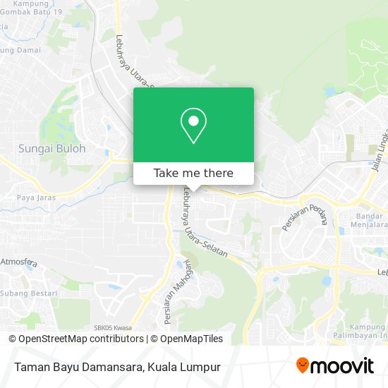 Taman Bayu Damansara map