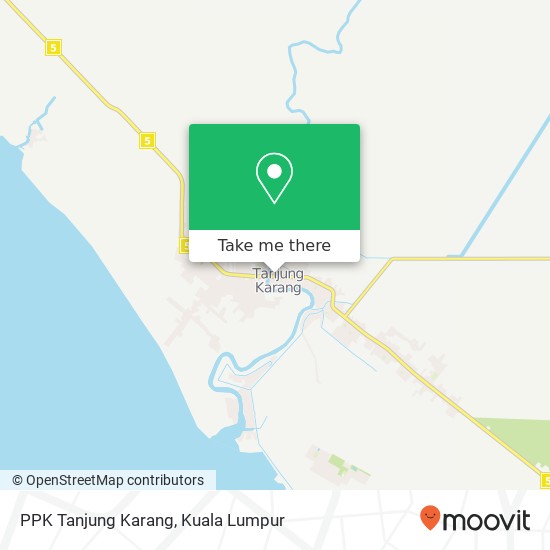 PPK Tanjung Karang map
