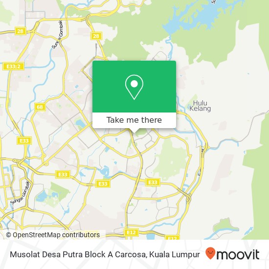 Peta Musolat Desa Putra Block A Carcosa