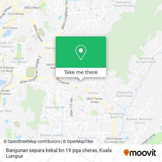 Peta Bangunan separa kekal bn 19 pga cheras