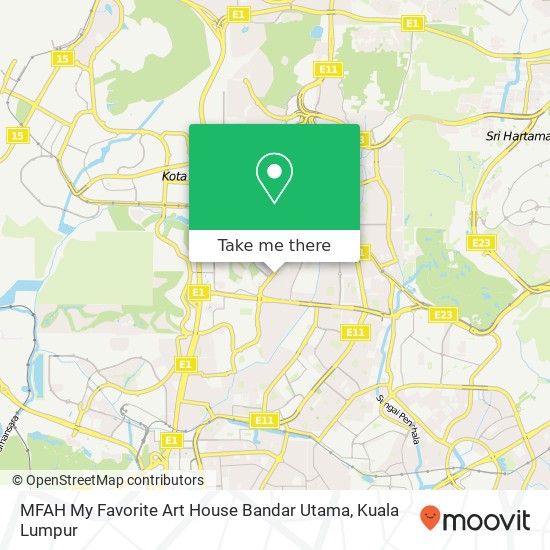 MFAH My Favorite Art House Bandar Utama map