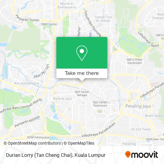 Durian Lorry (Tan Cheng Chai) map