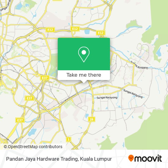 Pandan Jaya Hardware Trading map