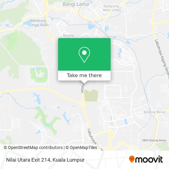 Peta Nilai Utara Exit 214