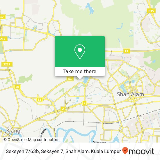Seksyen 7 / 63b, Seksyen 7, Shah Alam map