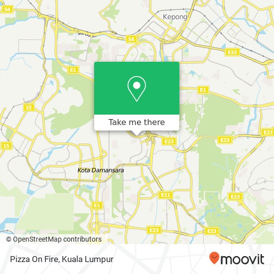 Pizza On Fire map