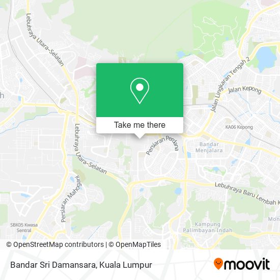 Peta Bandar Sri Damansara