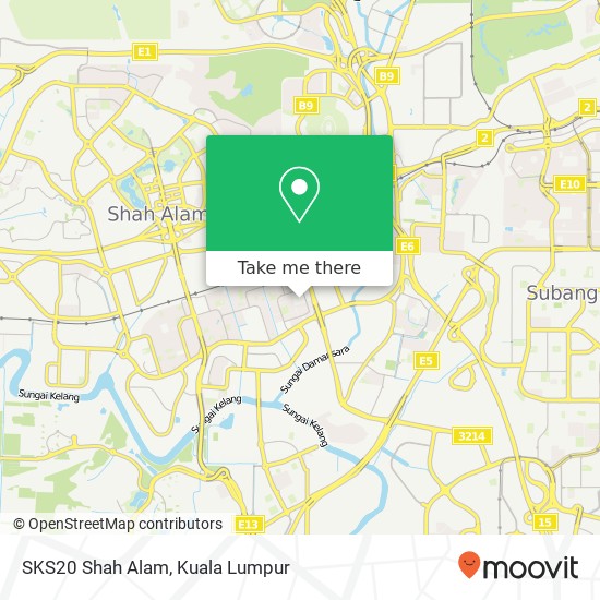 Peta SKS20 Shah Alam