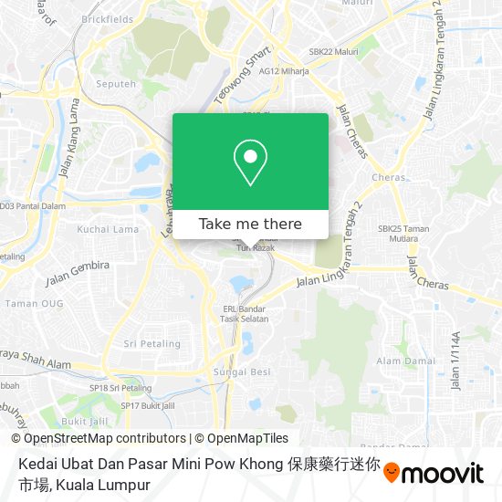 Kedai Ubat Dan Pasar Mini Pow Khong 保康藥行迷你市場 map