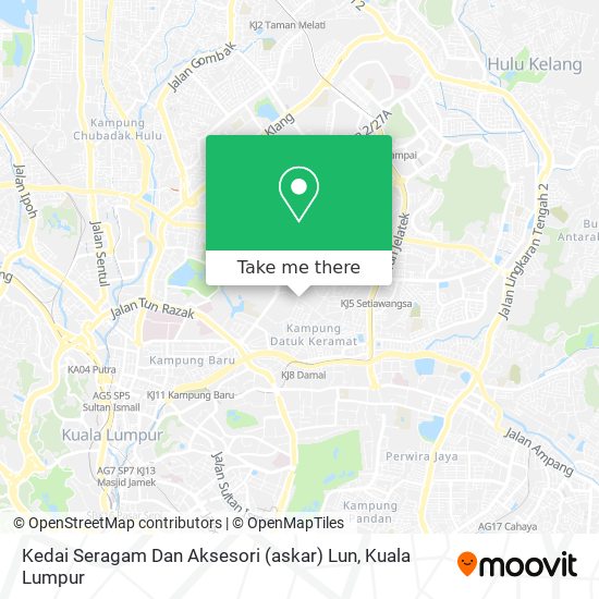 Kedai Seragam Dan Aksesori (askar) Lun map