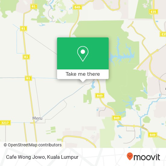 Cafe Wong Jowo map