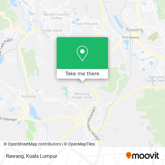 Rawang map