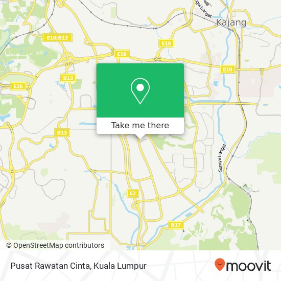 Pusat Rawatan Cinta map