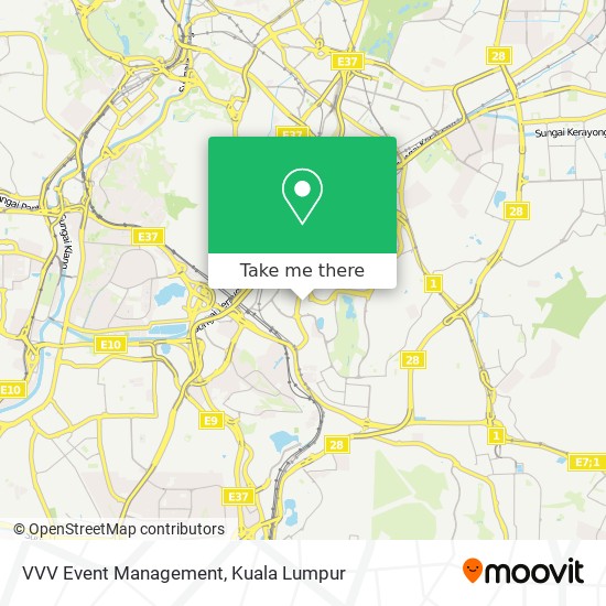 VVV Event Management map