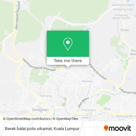 Berek balai polis sikamat map