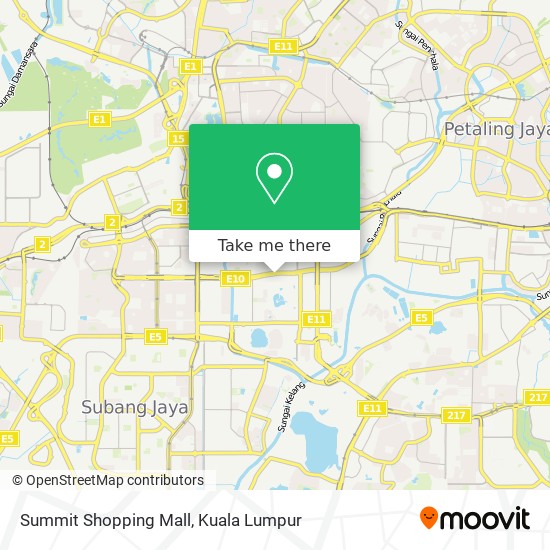 Summit Shopping Mall map