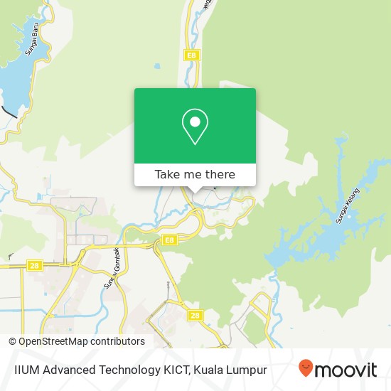 IIUM Advanced Technology KICT map