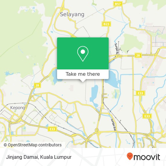 Jinjang Damai map