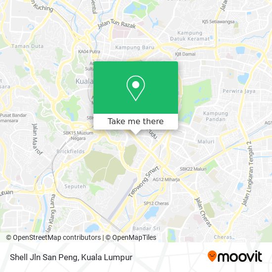 Shell Jln San Peng map