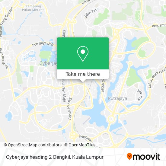 Peta Cyberjaya heading 2 Dengkil