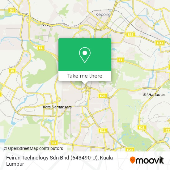 Feiran Technology Sdn Bhd (643490-U) map