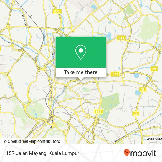 157 Jalan Mayang map