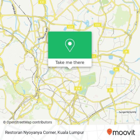 Restoran Nyoyanya Corner map