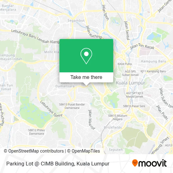 Parking Lot @ CIMB Building map